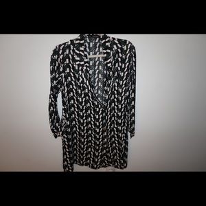 Zara green wrap around dress